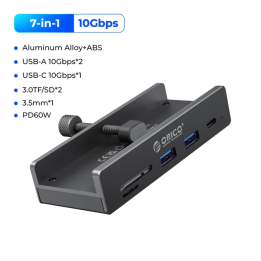 ORICO Алюминиевый USB-хаб 8 в 1
