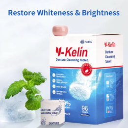 Y-Kelin Таблетки для очистки зубных протезов 96 шт