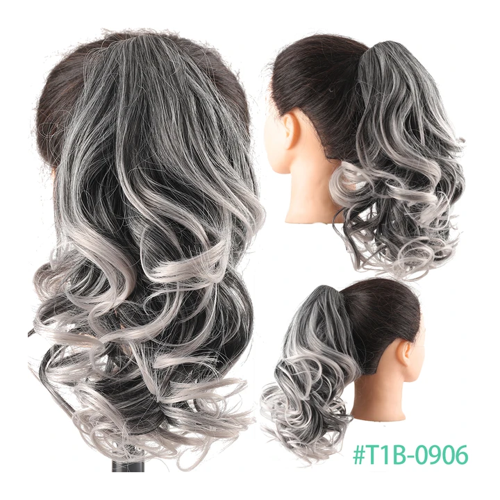 Синтетический короткий кудрявый хвост AOOSOO HAIR