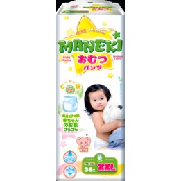 Одноразовые подгузники MANEKI XXL 36 шт.