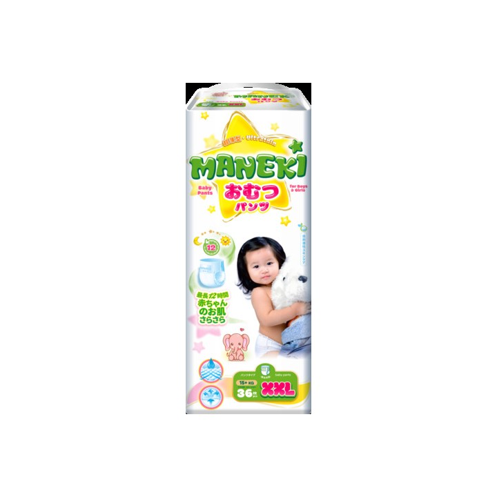 Одноразовые подгузники MANEKI XXL 36 шт.
