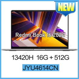 Ноутбук Xiaomi Redmi Book 16 2024, 16", 16/512ГБ, i5-13420H, Integrated graphic, Windows