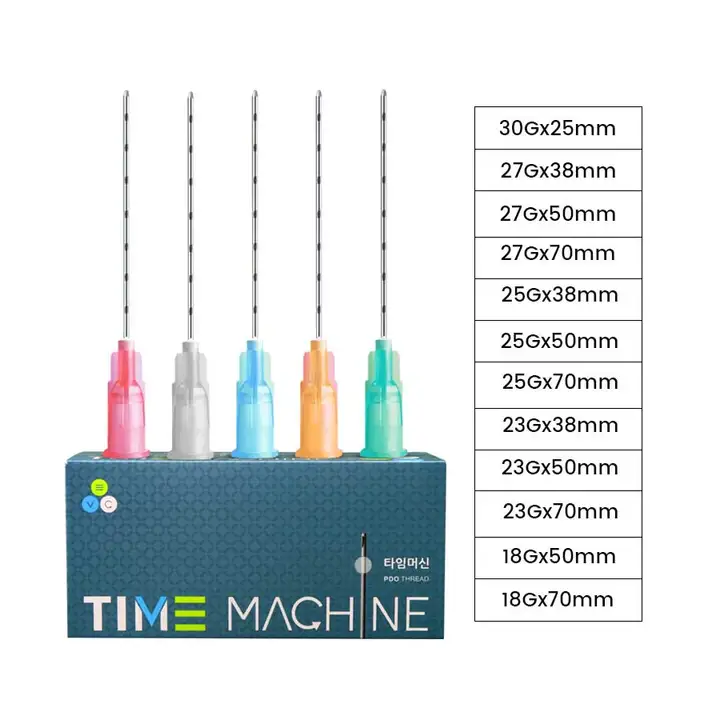 Корейские одноразовые тупые канюли для дермафиллера  Derma 22G-27G 38/50/70 мм
