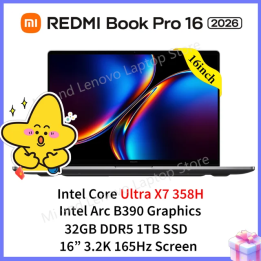 Ноутбук Xiaomi Redmi Book Pro 16, 16", 32ГБ/1ТБ, Ultra 5, Integrated graphic, Windows