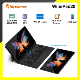 Планшет ADREAMER, 10.1", 8/128ГБ, Wi-Fi, Windows