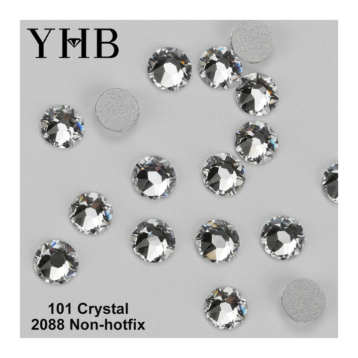 Стразы YHB 2088 белые хрустальные  для дизайна ногтей