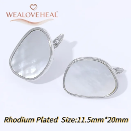 Серьги-крючки WEALOVEHEAL золотые позолоченные