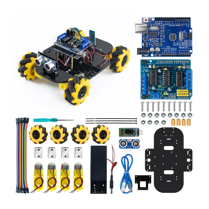 LAFVIN 4WD Mecanum Робот-автомобиль для Arduino