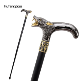 Стальная трость Rufengbao с головой волка 93 см