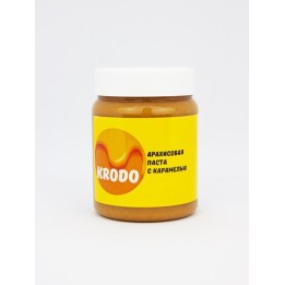 Арахисовая паста натуральная с карамелью  KRODO, 250 гр