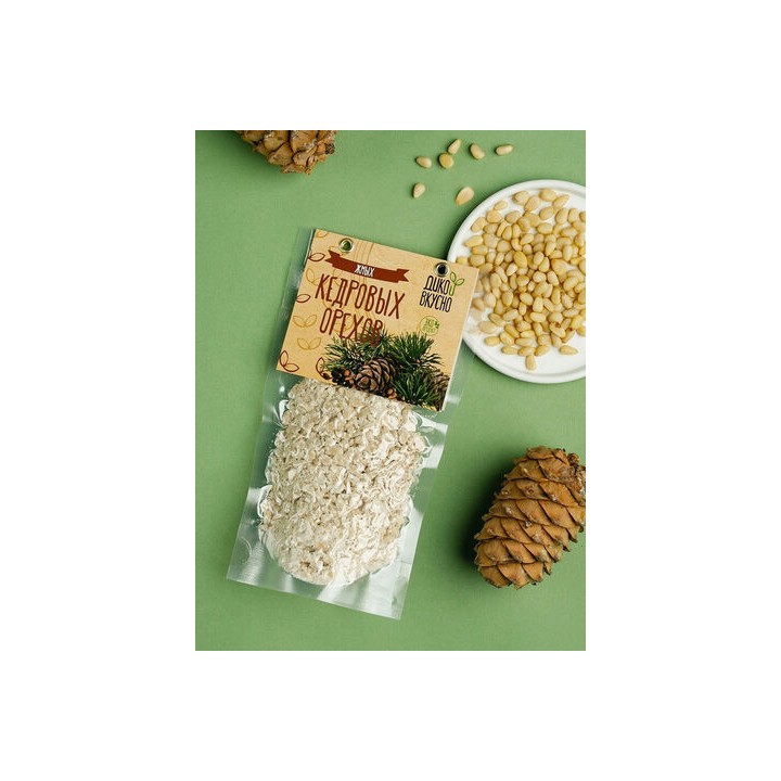 Дико Вкусно Жмых кедрового ореха 100 грамм