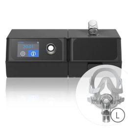 Автоматический CPAP/APAP-аппарат для лечения апноэ сна и храпа (OSA), 4-20 мм рт.ст., 5 уровней увлажнения, 30 дБ, бесшумный, с