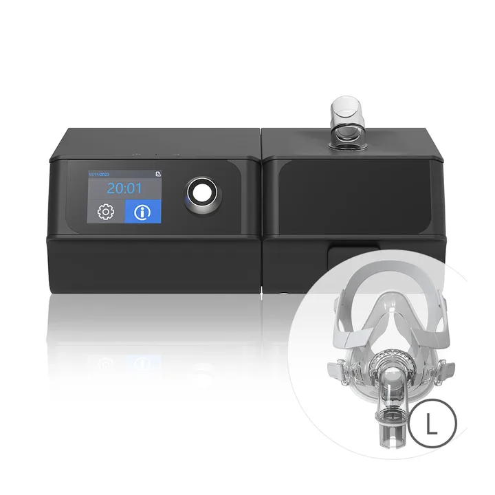 Автоматический CPAP/APAP-аппарат для лечения апноэ сна и храпа (OSA), 4-20 мм рт.ст., 5 уровней увлажнения, 30 дБ, бесшумный, с