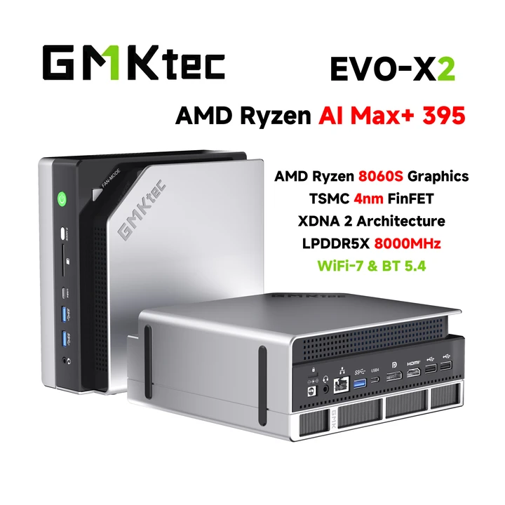 Мини-ПК GMKtec EVO-X2 Next Gen AMD Ryzen AI Max+