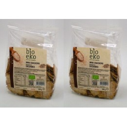 Eko Bio мини крекеры с кунжутом Италия 2х150 граммов