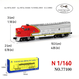 Металлические локомотивы MDWD масштаба N 1:160