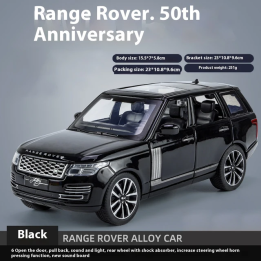 1:32 Land Rover Range Rover 50th Anniversary Off Road SUV автомобиль из сплава, литая под давлением модель автомобиля, украшени