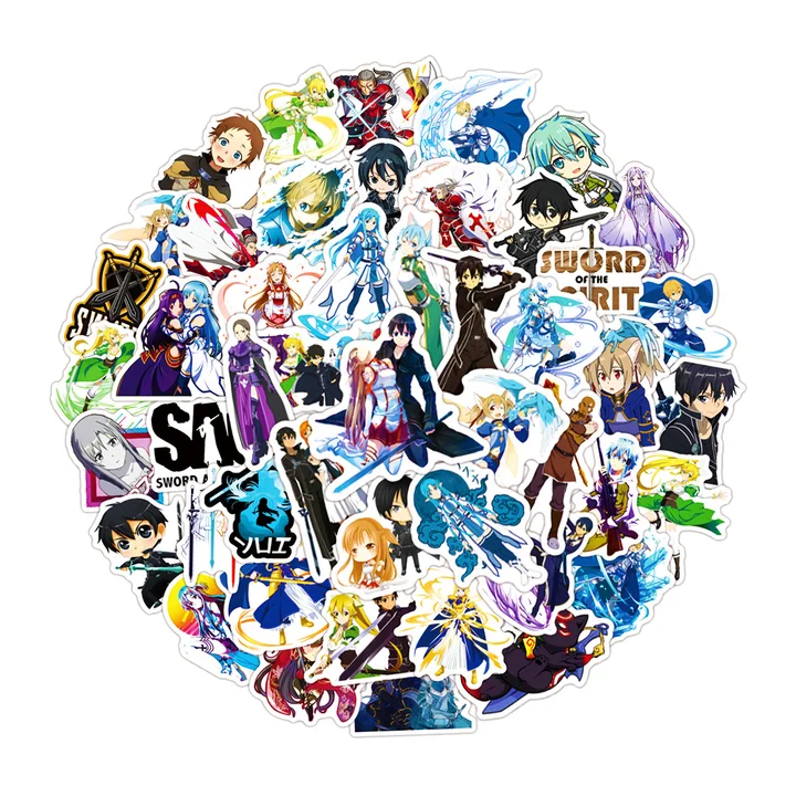 WEWELIN наклейки аниме Sword Art Online