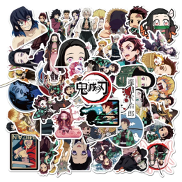 Demon Slayer аниме Kimetsu No Yaiba наклейки ПВХ Bandai