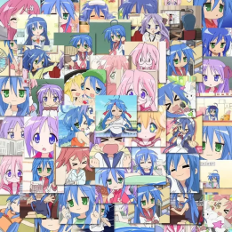 Lucky Star Anime Sticker
