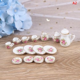 Мини-чайный набор GJCUTE из керамики для кукол 3-6 лет