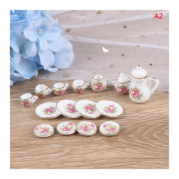 Мини-чайный набор GJCUTE из керамики для кукол 3-6 лет