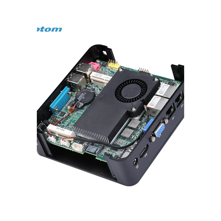 Мини-ПК с процессором Core i3/i5, встроенной VGA, RS232, 2 LAN, портативный POS-терминал, Windows XP/7/8/10, Linux для дома и о