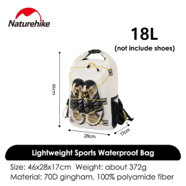 Naturehike 18/25L водонепроницаемый рюкзак