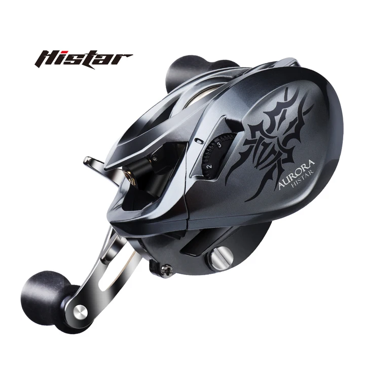 HISTAR Metal Rotor Aurora Катушка для бейткастинга