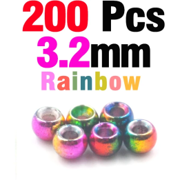 MNFT Латунные бусины для вязания мух 200 шт.