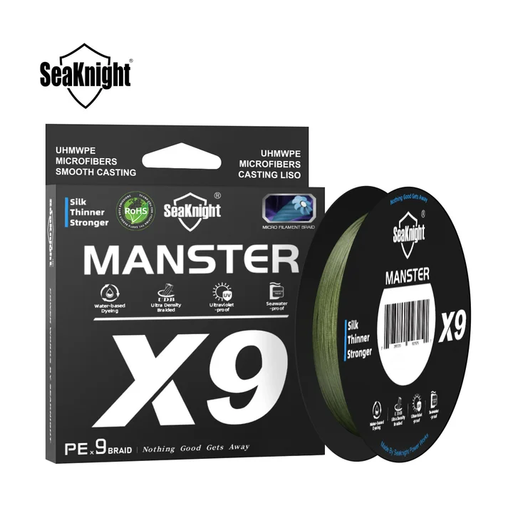 SeaKnight X9 плетеный шнур для рыбалки 500м, 300м