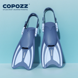 COPOZZ Детские регулируемые ласты синие 32-36