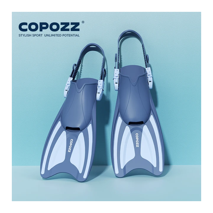 COPOZZ Детские регулируемые ласты синие 32-36