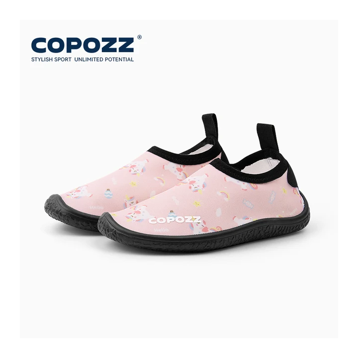 COPOZZ Детские пляжные тапочки для плавания голубые