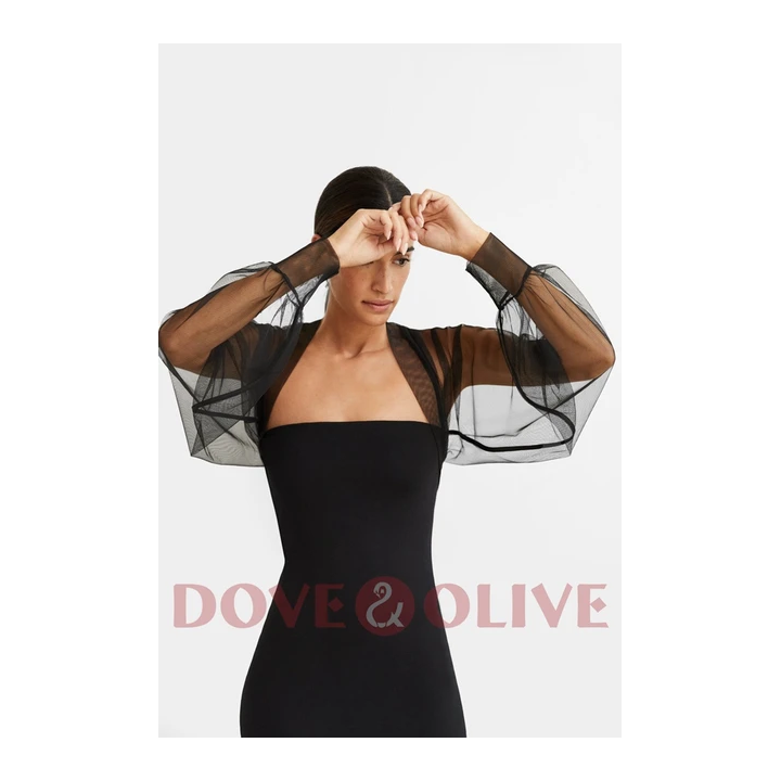 Черные свадебные болеро Dove&Olive