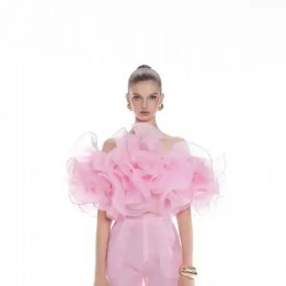 Женская блузка из органзы Rosa Handmade