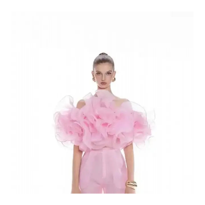 Женская блузка из органзы Rosa Handmade