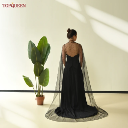 TOPQUEEN жемчужная пелерина для невесты