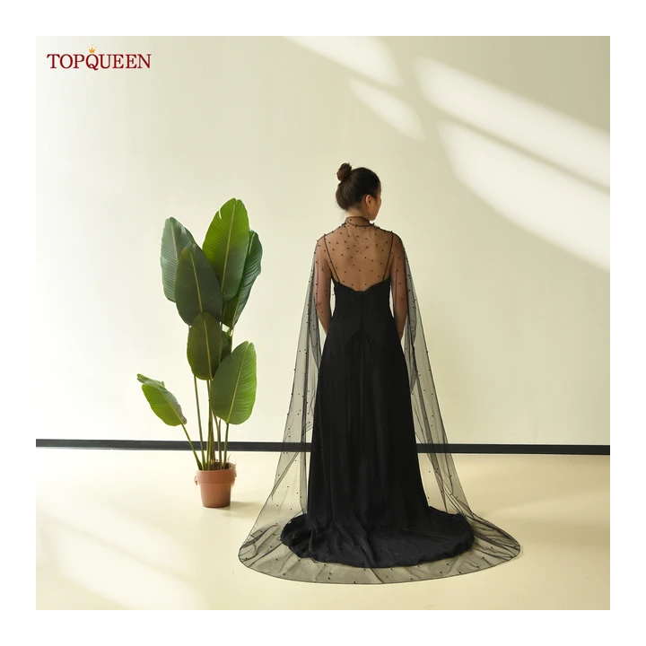 TOPQUEEN жемчужная пелерина для невесты