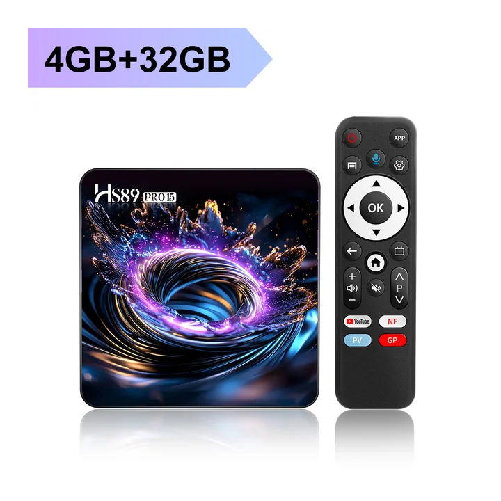 ТВ-приставка HS89 PRO 15 на Android 14, медиаплеер Rockchip RK3539 64bit Cortex-A55, YouTube 4K HDR, Wi-Fi 6, BT5.4, Android 14