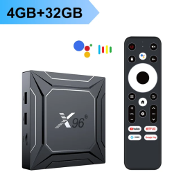 ТВ-приставка X96 M200 Android 14.0 Amlogic S905X5M (S905A) Встроенный AI-SR AV1 4K ULTRA HD 1000 LAN Dual Wi-Fi Android 14 Set 