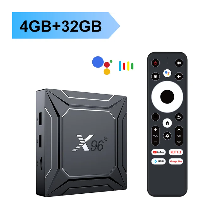 ТВ-приставка X96 M200 Android 14.0 Amlogic S905X5M (S905A) Встроенный AI-SR AV1 4K ULTRA HD 1000 LAN Dual Wi-Fi Android 14 Set 