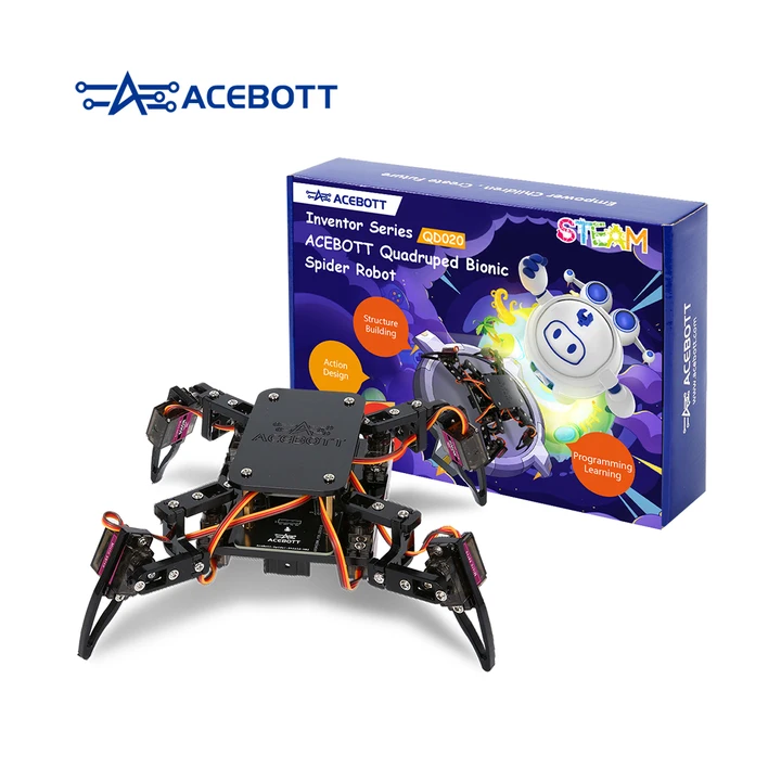 ACEBOTT QD020 бионический робот-паук для Arduino