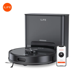 Робот-пылесос ILife T20S, 40 Вт, беспроводной, влажная уборка, пылесборник