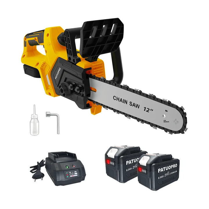 PATUOPRO Аккумуляторная цепная пила 12 дюймов для Makita 18В