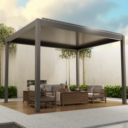 Электрическая биоклиматическая пергола-терраса  Luxury Garden